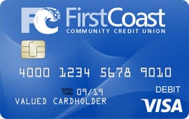 Front of FCCCU Visa Credit Card